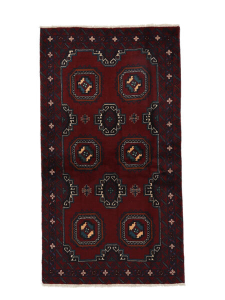 Authentic
 Rug Baluch Rug 100X184 Black (Wool, Persia/Iran)