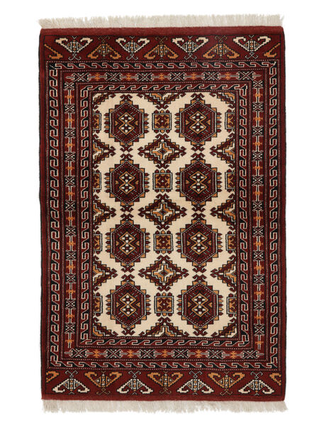  Oriental Turkaman Rug Rug 82X122 Black/Brown (Wool, Persia/Iran)
