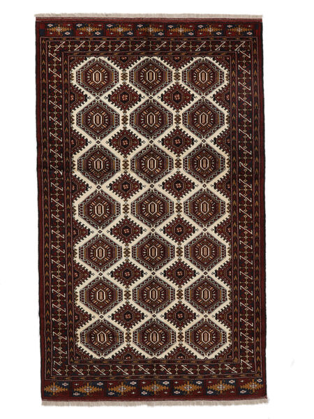  Turkaman Rug 151X251 Persian Wool Rug Black/Brown Small Rug 