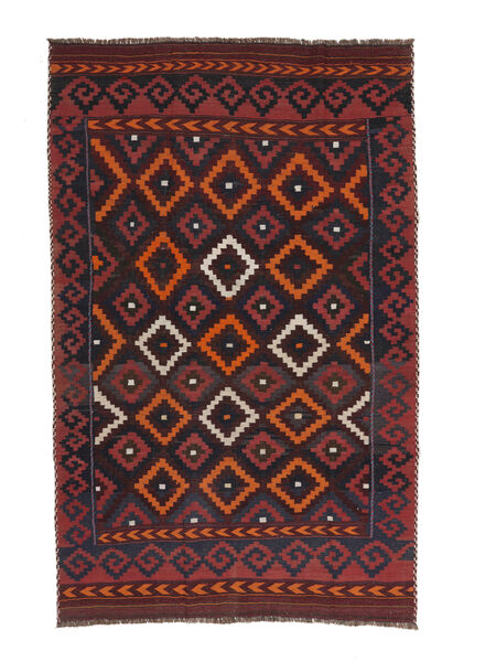 Afghan Vintage Kilim Rug 178X282 Black/Dark Red (Wool, Afghanistan)