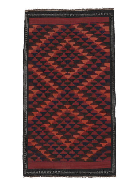 142X266 Afghan Vintage Kilim Rug Rug Oriental Black/Dark Red (Wool, Afghanistan)