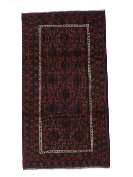  Baluch Rug 167X310 Authentic
 Oriental Handknotted Runner
 Black (Wool, Afghanistan)