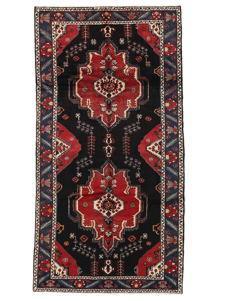 Authentic
 Rug Nahavand Rug 153X295 Runner
 Black/Dark Red (Wool, Persia/Iran)
