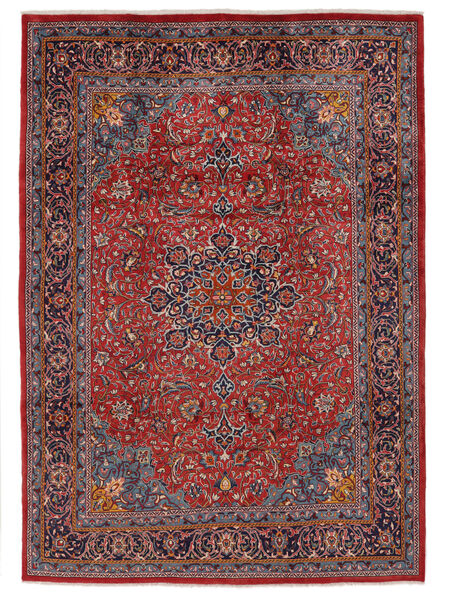  Persian Hamadan Rug 222X312 Dark Red/Black (Wool, Persia/Iran)