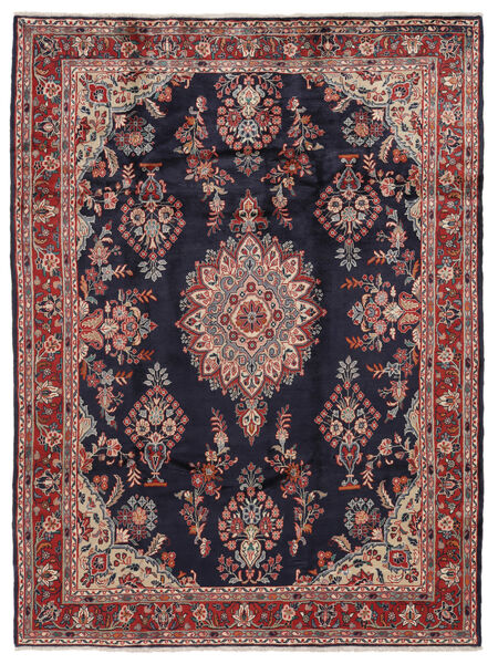  Persian Hamadan Rug Rug 220X290 Black/Dark Red (Wool, Persia/Iran)