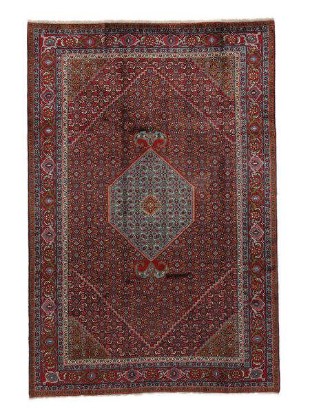 205X305 Ardebil Rug Oriental Black/Dark Red (Wool, Persia/Iran)