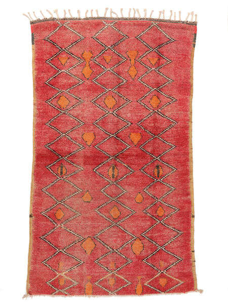  Berber Moroccan - Mid Atlas Vintage Rug 150X260 Authentic
 Modern Handknotted Dark Red/Red (Wool, )