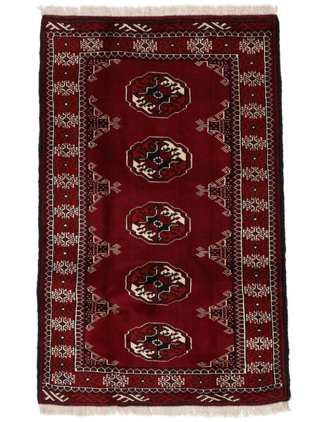  Oriental Turkaman Rug Rug 82X130 Black/Brown (Wool, Persia/Iran)