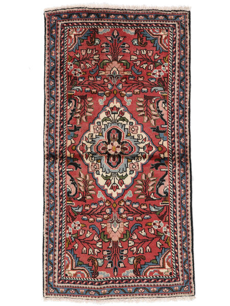  Oriental Lillian Rug 69X135 Black/Dark Red (Wool, Persia/Iran)