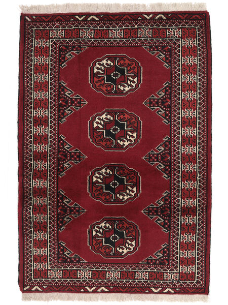 83X118 Turkaman Rug Rug Black/Dark Red Persia/Iran 