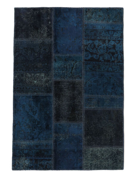Patchwork - Persien/Iran Rug 102X149 Black (Wool, Persia/Iran)