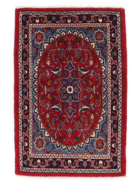  65X98 Sarouk Rug Handknotted Rug Dark Red/Black Persia/Iran 
