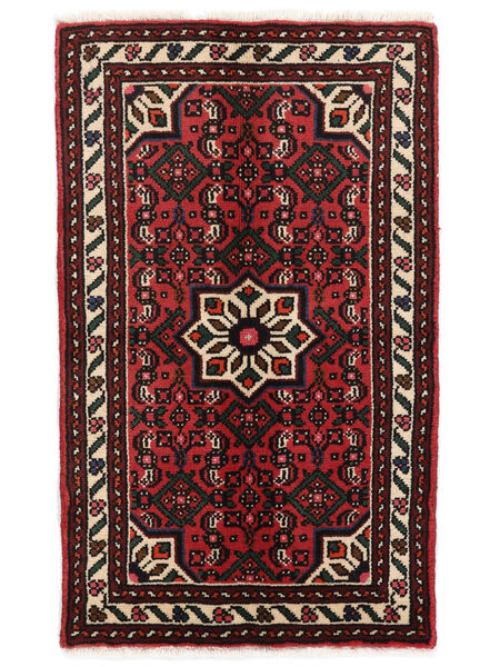  Persian Hosseinabad Rug Rug 60X95 Black/Dark Red (Wool, Persia/Iran)