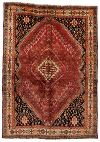  Qashqai Rug 164X227 Persian Wool Rug Dark Red/Black Rug 