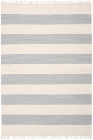  160X230 Cotton Stripe Grey/Off White Rug 