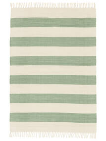  Cotton Stripe - Mint Rug 140X200 Authentic
 Modern Handwoven Beige/Pastel Green (Cotton, India)