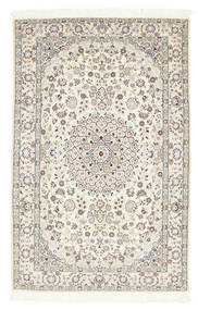  Nain 6La Rug 101X157 Authentic
 Oriental Handknotted Beige/White/Creme (Wool/Silk, Persia/Iran)