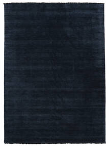  Handloom Fringes - Dark Blue Rug 250X350 Modern Dark Blue Large (Wool, India)