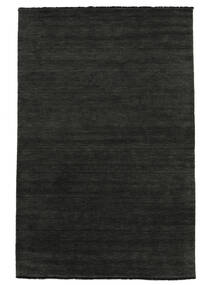  Handloom Fringes - Black/Grey Rug 200X300 Modern Black (Wool, India)