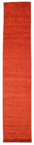  Handloom Fringes - Rust/Red Rug 80X400 Modern Hallway Runner
 Rust Red/Orange (Wool, India)