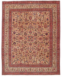  Mashad Patina Signed: Amoghli Rug 287X370 Authentic Oriental Handknotted Rust Red/Dark Red Large (Wool, Persia/Iran)