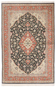  Qum Silk Rug 100X156 Authentic
 Oriental Handknotted Brown/Dark Brown (Silk, Persia/Iran)