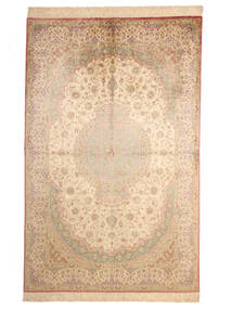  128X200 Qum Silk Signed:ghom Mosavi Rug Handknotted Rug Orange/Brown Persia/Iran 