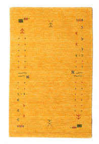  Wool Rug 100X160 Gabbeh Loom Frame Yellow Small 