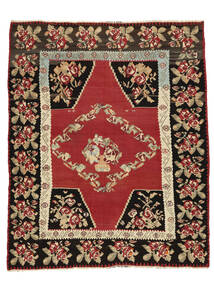  Kilim Semi Antique Rug 264X316 Authentic Oriental Handwoven Black/Dark Red Large (Wool, )