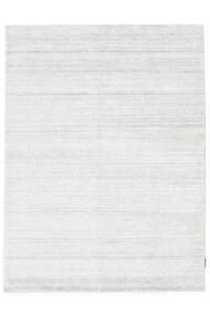  200X300 Plain (Single Colored) Bamboo Silk Loom Rug - Natural White 