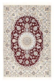  Nain 6La Rug 102X152 Authentic
 Oriental Handknotted Beige/Light Grey (Wool/Silk, Persia/Iran)