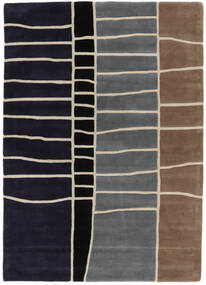  Abstract Bamboo Handtufted Rug 160X230 Modern Black/Dark Brown (Wool, India)