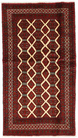  Baluch Rug 103X190 Authentic
 Oriental Handknotted Dark Red/Dark Brown (Wool, Persia/Iran)