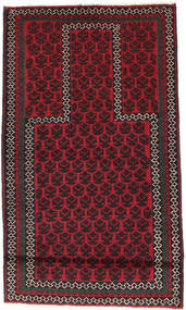  Baluch Rug 82X142 Authentic
 Oriental Handknotted Black/Dark Red (Wool, Afghanistan)