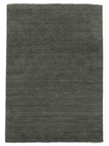  Handloom Fringes - Dark Grey Rug 250X350 Modern Dark Grey/Dark Green Large (Wool, India)