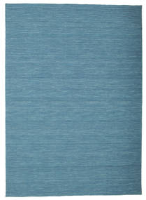  Kilim Loom - Blue Rug 160X230 Authentic
 Modern Handwoven Turquoise Blue/Blue (Wool, India)