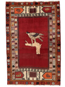  Qashqai Rug 129X192 Authentic
 Oriental Handknotted Rust Red/Dark Brown (Wool, Persia/Iran)