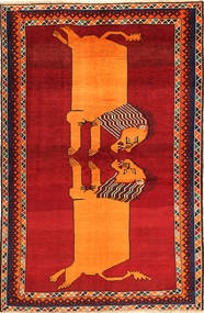  Qashqai Rug 150X231 Authentic
 Oriental Handknotted Rust Red/Orange (Wool, Persia/Iran)