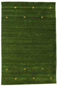  Gabbeh Loom Two Lines - Green Rug 190X290 Modern Dark Green (Wool, India)