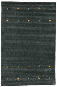 Gabbeh Loom Two Lines - Dark Grey/Green Rug 190X290 Modern Black (Wool, India)