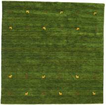  Gabbeh Loom Two Lines - Green Rug 200X200 Modern Square Dark Green (Wool, India)