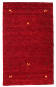 Gabbeh Loom Two Lines 100X160 Small Red Wool Rug 