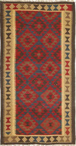  Kilim Maimane Rug 103X196 Authentic Oriental Handwoven Brown/Red (Wool, )