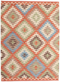  140X200 Small Kilim Oushak Rug - Multicolor Wool, 