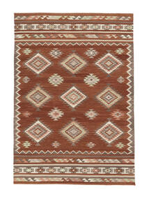  Oriental Wool Rug 140X200 Kelim Malatya Brown Small Rug 