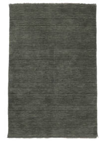  Handloom Fringes - Dark Grey Rug 100X160 Modern Black (Wool, India)