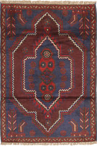  Baluch Rug 83X130 Authentic
 Oriental Handknotted Black/Dark Brown (Wool, Afghanistan)