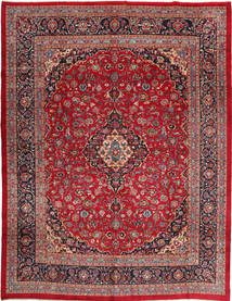  Keshan Rug 300X385 Authentic
 Oriental Handknotted Dark Red/Dark Brown Large (Wool, Persia/Iran)