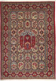  Qum Sherkat Farsh Rug 170X240 Authentic Oriental Handknotted Dark Red/Dark Grey (Wool, Persia/Iran)