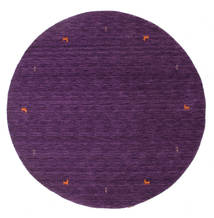  Gabbeh Loom Two Lines - Purple Rug Ø 200 Modern Round Dark Purple/Purple (Wool, India)